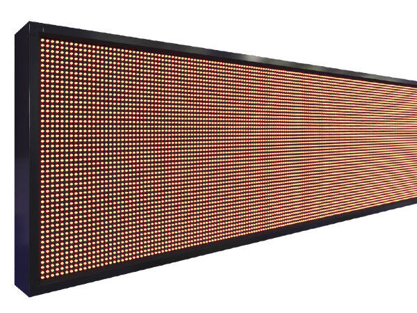 Бегущая строка 456 на 56 см красного цвета