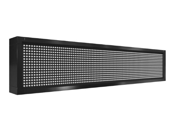 Бегущая строка 104 на 24 см белого цвета