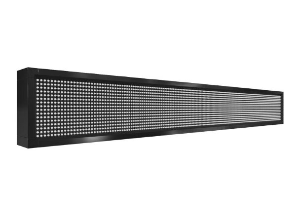 Бегущая строка 168 на 24 см белого цвета