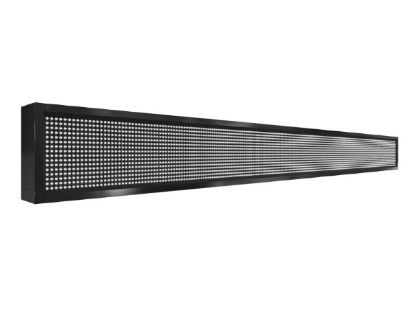 Бегущая строка 232 на 24 см белого цвета