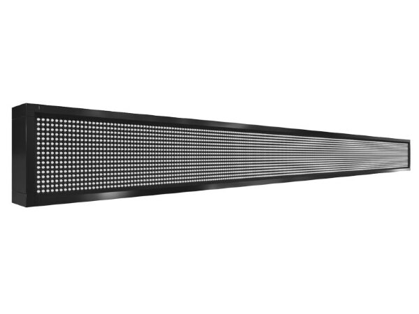 Бегущая строка 264 на 24 см белого цвета