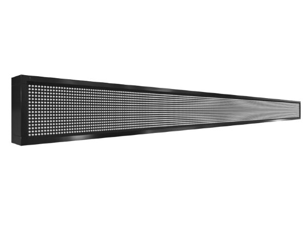 Бегущая строка 328 на 24 см белого цвета