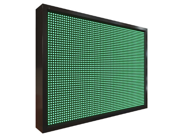 Бегущая строка 72 на 56 см зелёного цвета