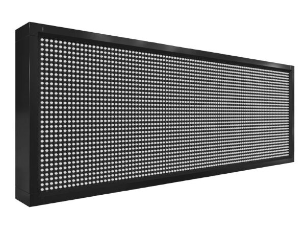 Бегущая строка 104 на 40 см белого цвета