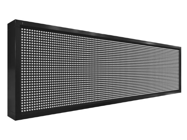 Бегущая строка 136 на 40 см белого цвета