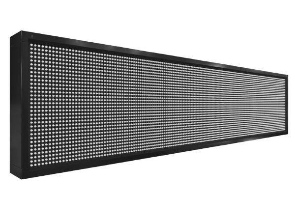 Бегущая строка 168 на 40 см белого цвета