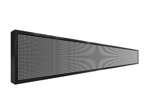 Бегущая строка 328 на 40 см белого цвета