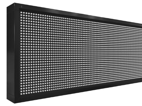 Бегущая строка 360 на 40 см белого цвета