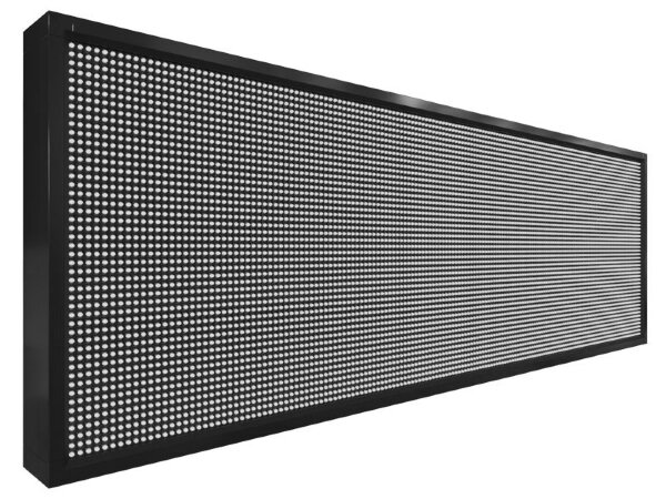 Бегущая строка 168 на 56 см белого цвета