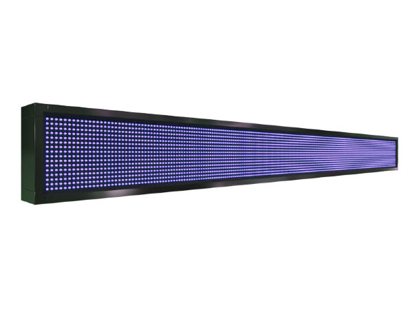 Бегущая строка 232 на 24 см синего цвета