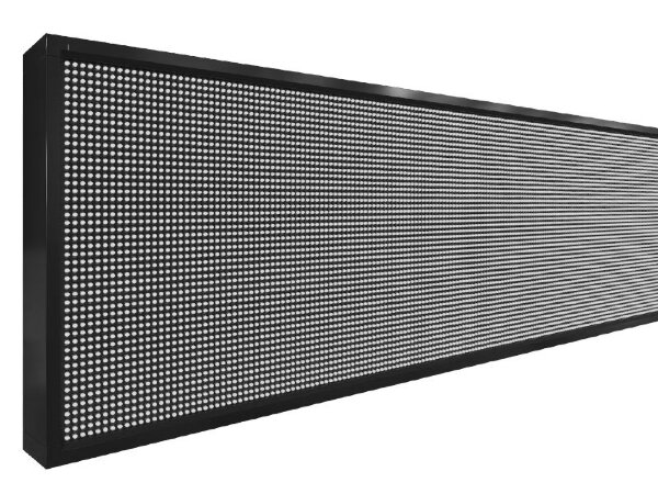 Бегущая строка 392 на 56 см белого цвета