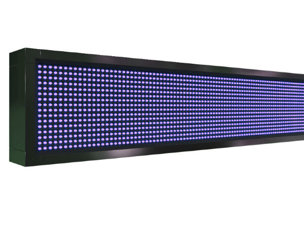 Бегущая строка 456 на 24 см синего цвета