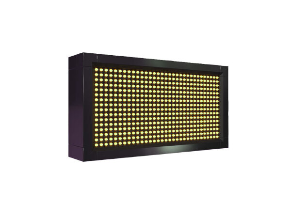 Бегущая строка 40 на 24 см жёлтого цвета