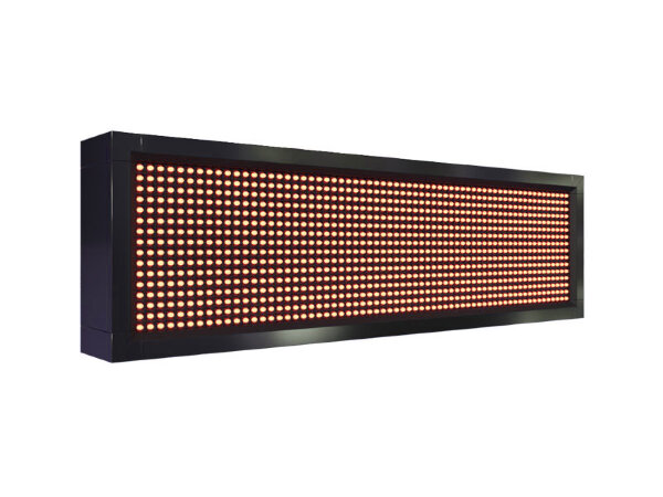 Бегущая строка 72 на 24 см красного цвета