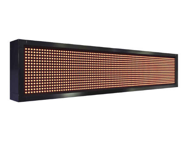 Бегущая строка 104 на 24 см красного цвета