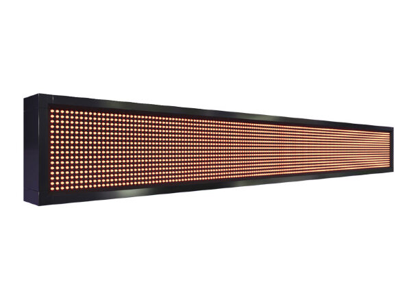 Бегущая строка 168 на 24 см красного цвета