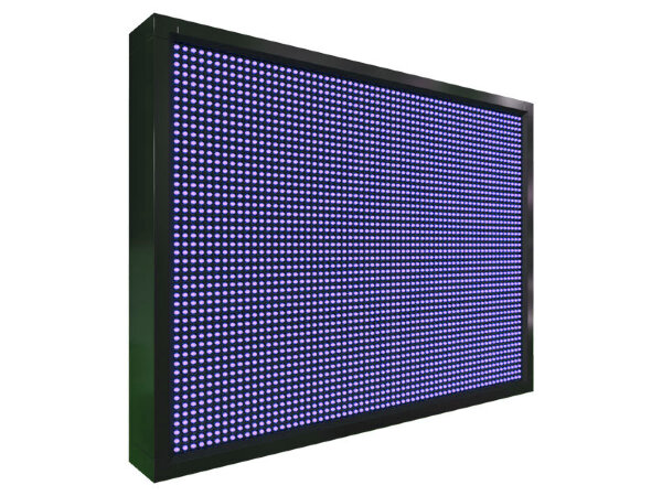 Бегущая строка 72 на 56 см синего цвета