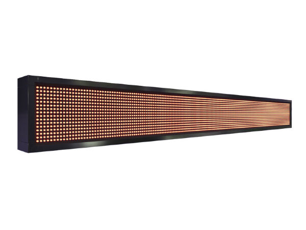 Бегущая строка 200 на 24 см красного цвета