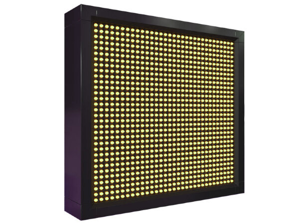 Бегущая строка 40 на 40 см жёлтого цвета