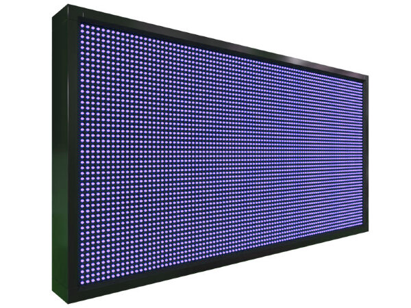 Бегущая строка 104 на 56 см синего цвета