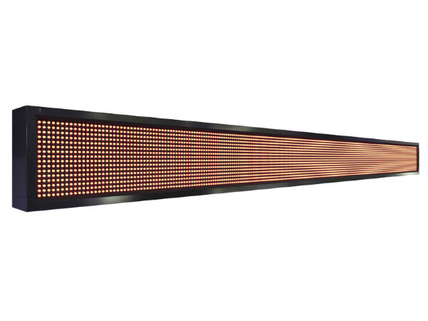 Бегущая строка 264 на 24 см красного цвета