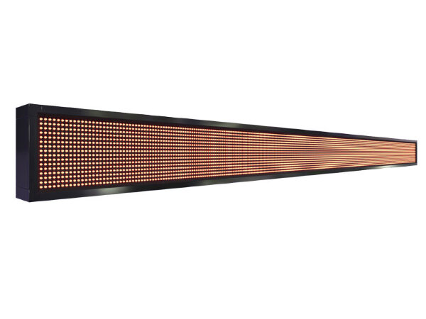 Бегущая строка 328 на 24 см красного цвета