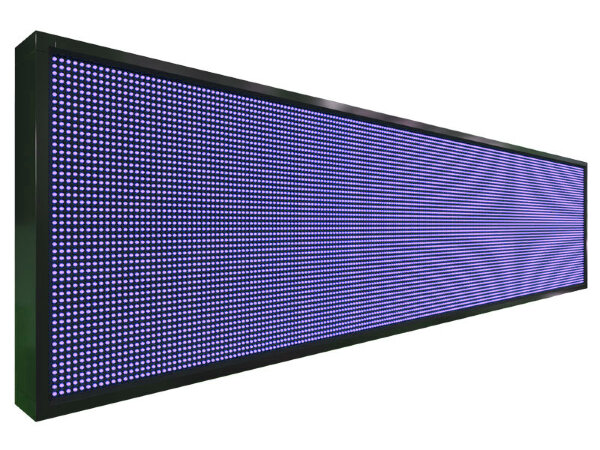 Бегущая строка 264 на 56 см синего цвета