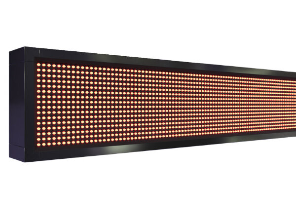 Бегущая строка 456 на 24 см красного цвета