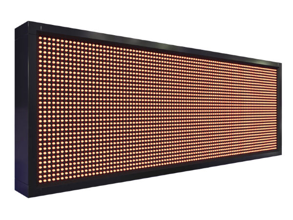 Бегущая строка 104 на 40 см красного цвета