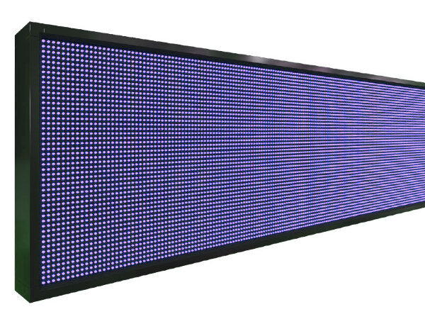 Бегущая строка 456 на 56 см синего цвета