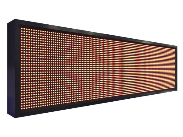 Бегущая строка 136 на 40 см красного цвета