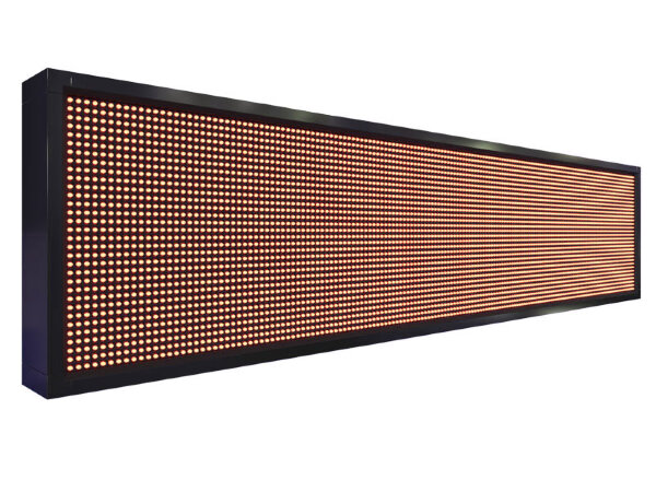 Бегущая строка 168 на 40 см красного цвета