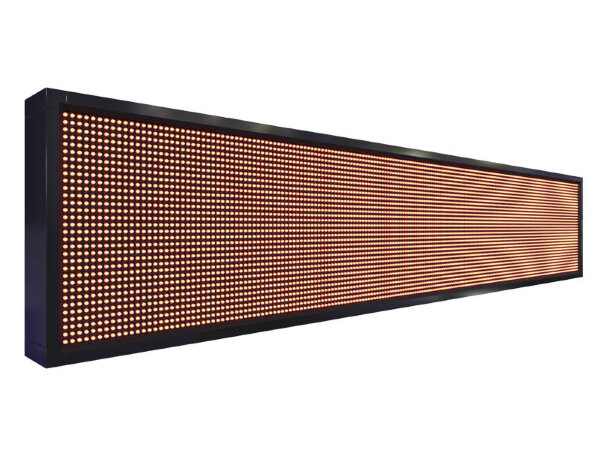 Бегущая строка 200 на 40 см красного цвета