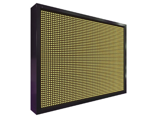 Бегущая строка 72 на 56 см жёлтого цвета