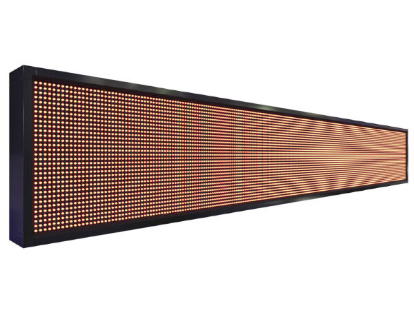 Бегущая строка 264 на 40 см красного цвета