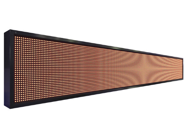 Бегущая строка 296 на 40 см красного цвета