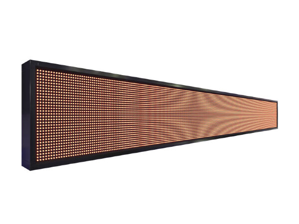 Бегущая строка 328 на 40 см красного цвета