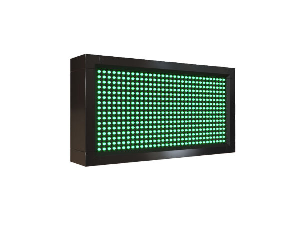 Бегущая строка 40 на 24 см зелёного цвета