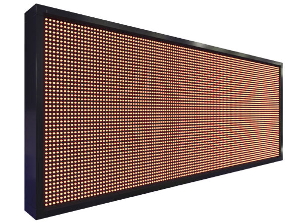 Бегущая строка 136 на 56 см красного цвета