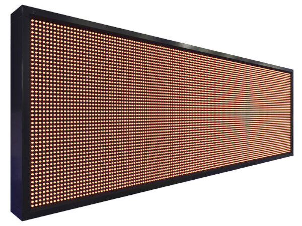 Бегущая строка 168 на 56 см красного цвета