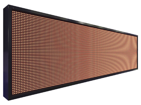 Бегущая строка 200 на 56 см красного цвета