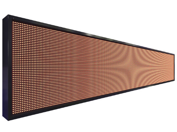 Бегущая строка 328 на 56 см красного цвета