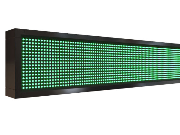 Бегущая строка 360 на 24 см зелёного цвета